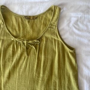 cute little green prana top!